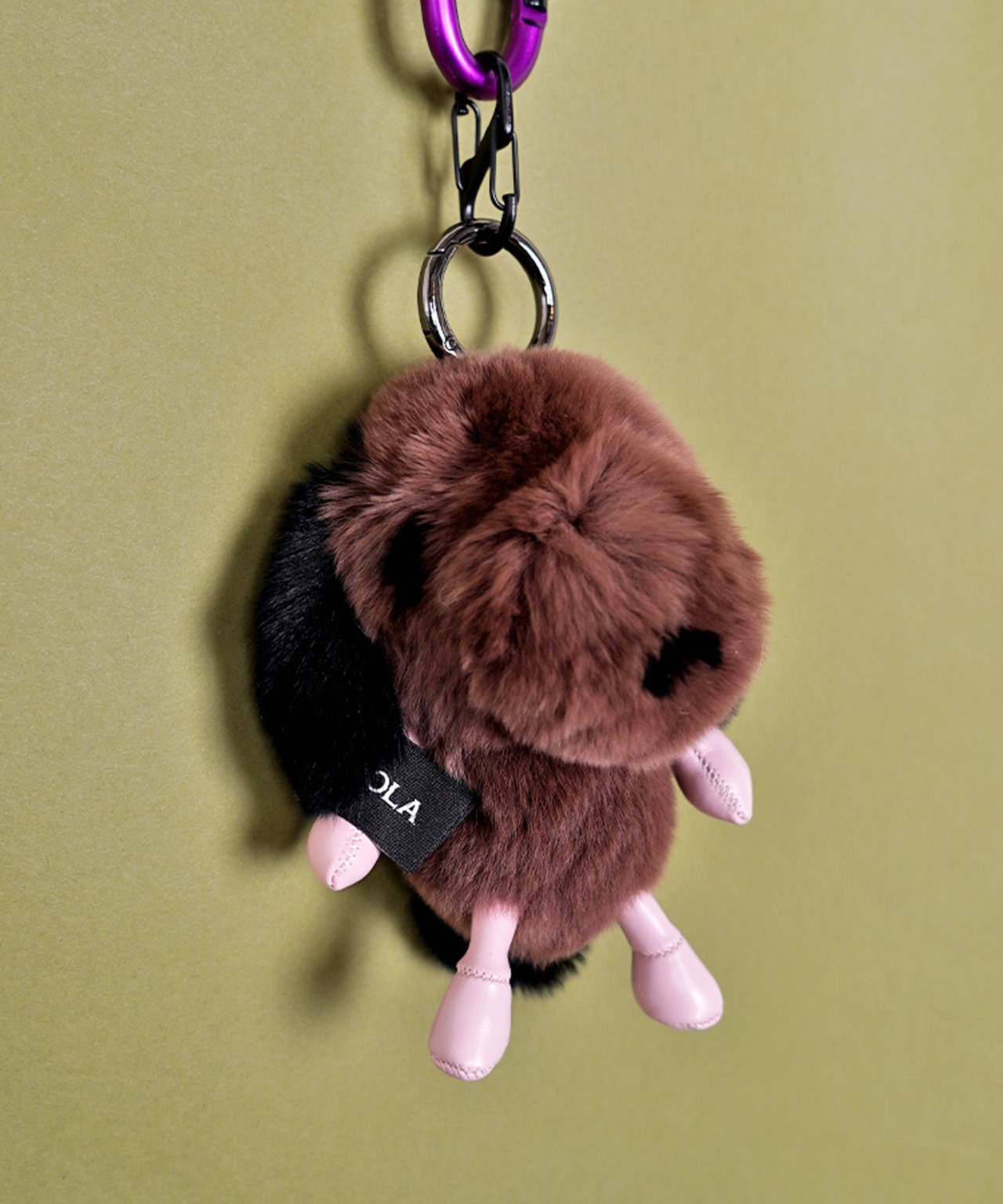 【直営限定ITEM】COOLAファーDOGGYバッグチャーム (BROWN) CQ-47526H