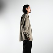 山内 / ウォッシュドウールリネンツイル・トレンチコートコーディネート
