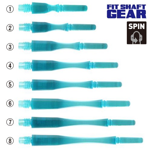 FIT GEAR  Hybrid [SPIN] Clear Blue
