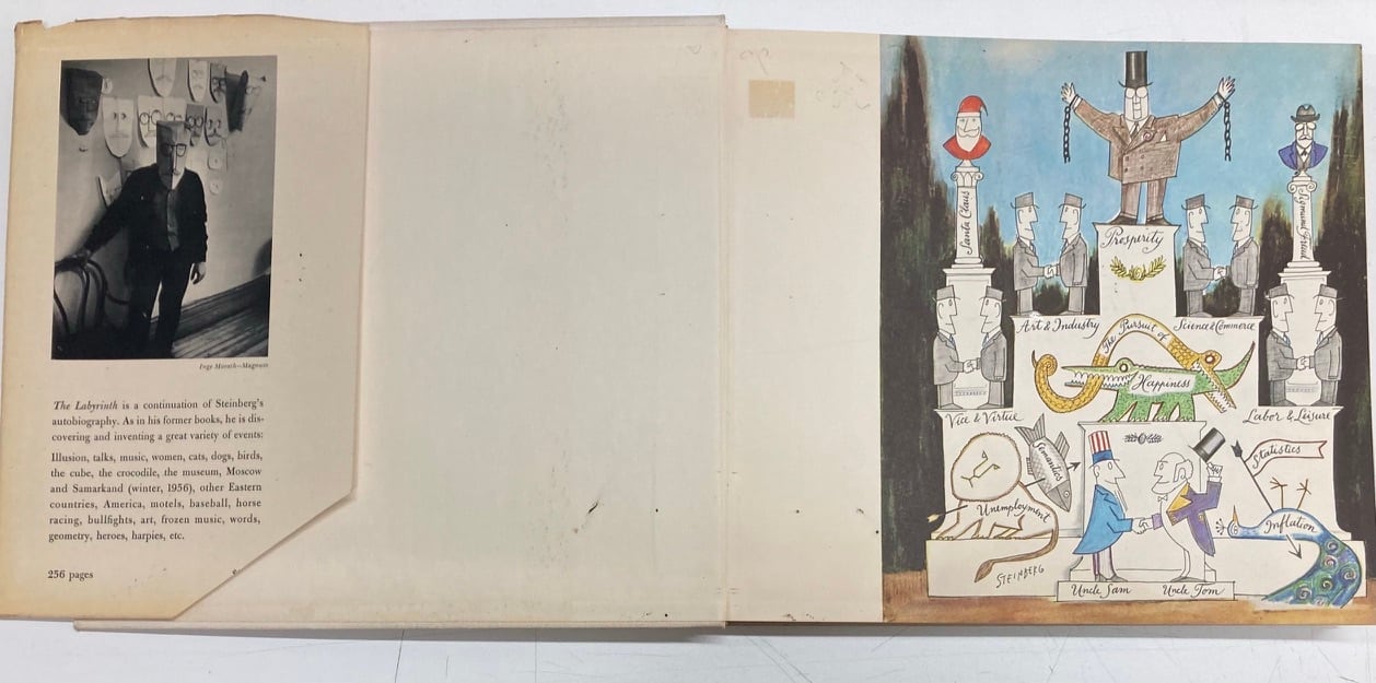 saul steinberg(ソール スタインバーグ)THE LABYRINTH 1960年 saul steinberg(ソール スタインバーグ)THE LABYRINTH 1960年