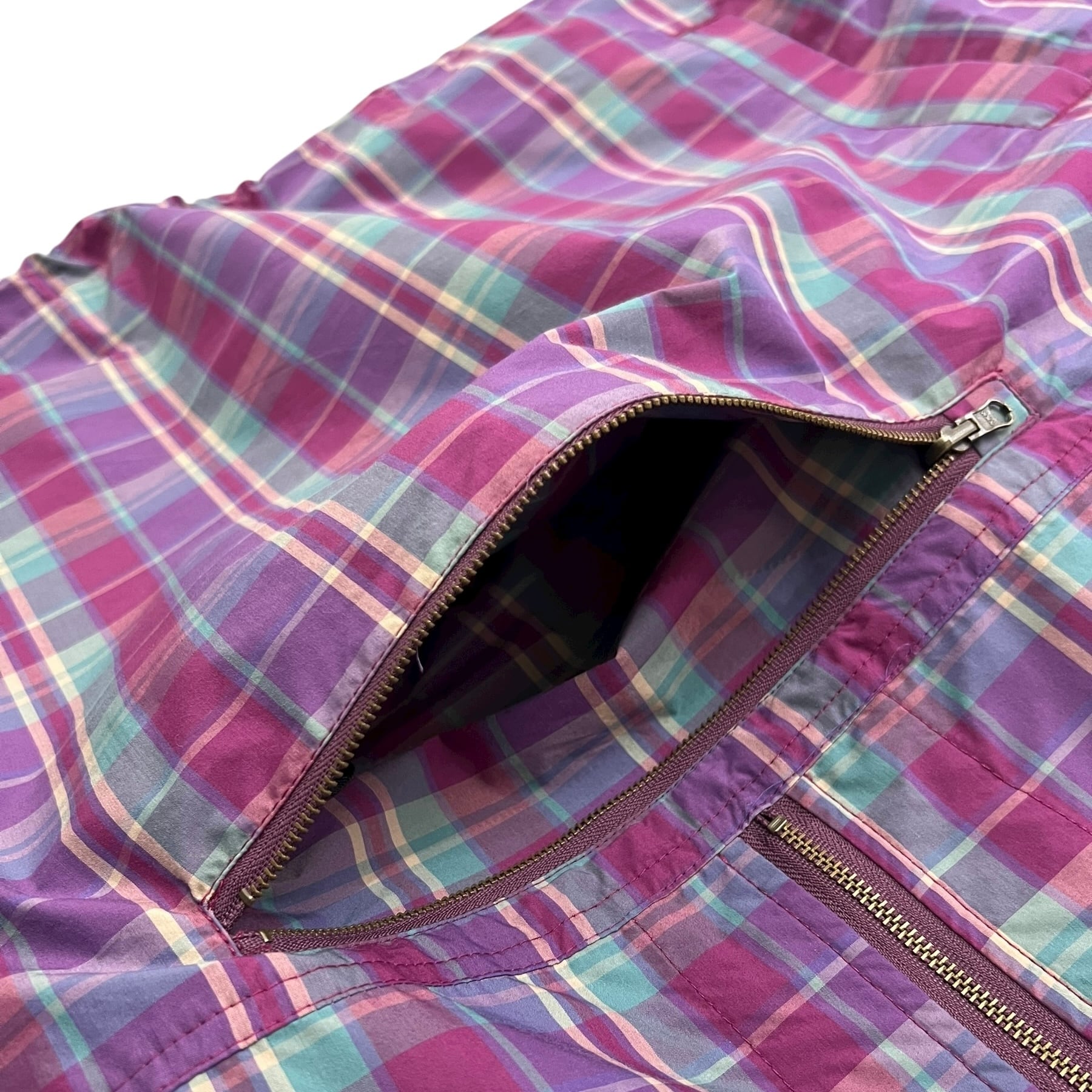 PORTANCE / STAY DRY ANORAK PURPLE CHK | THE NEWAGE CLUB
