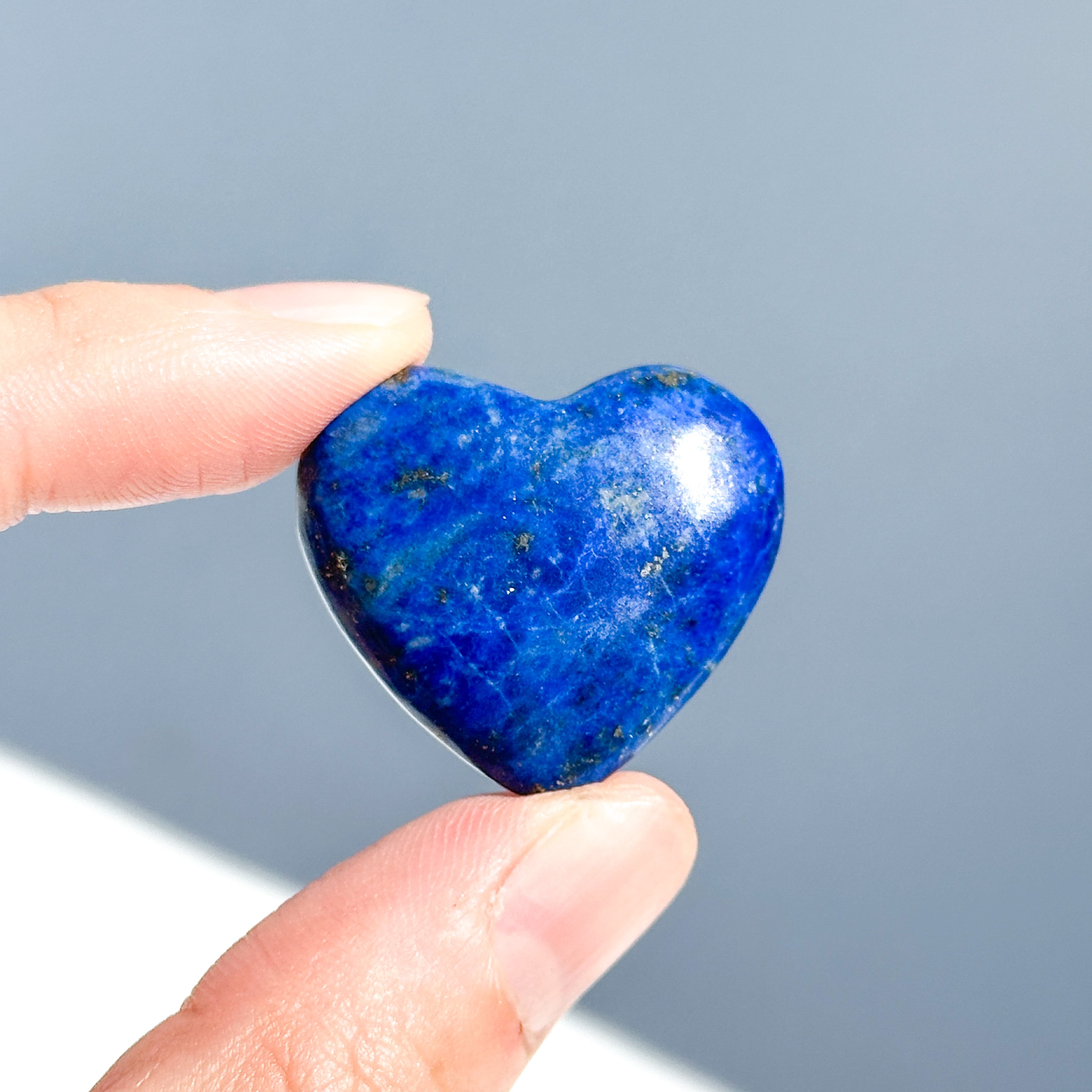 ラピスラズリ ハート型54♡ Lapis Lazuli ♡天然石・鉱物