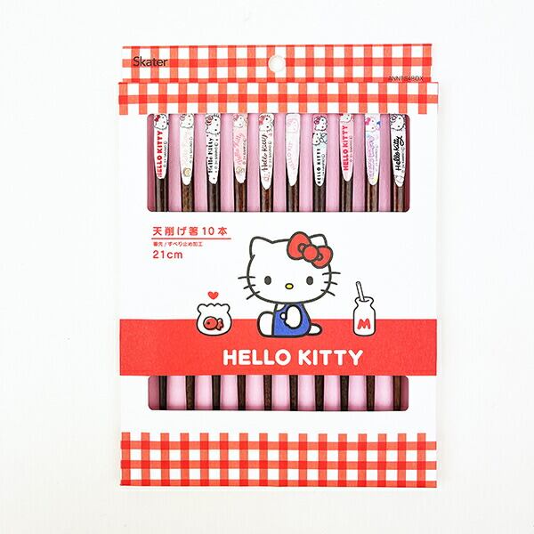 サンリオ ハローキティ 天削り箸10本セット 食器 Sanrio