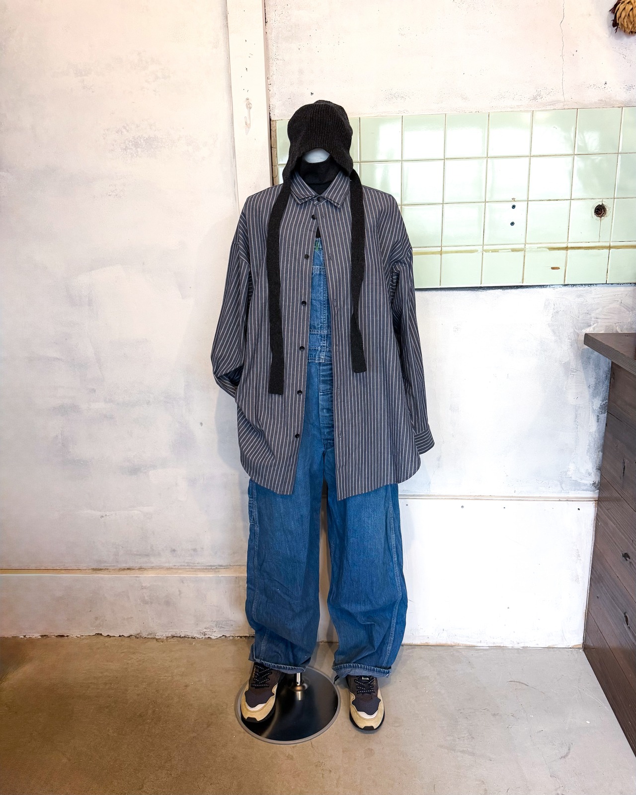【SIWALY FLUID WOMEN】DOUBLE COLLAR MIDDLE SHIRT