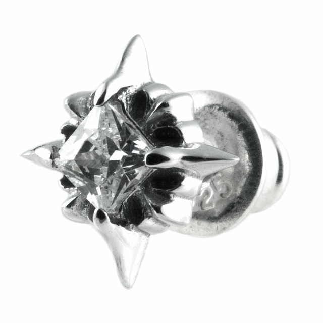 【ピアス売り上げランキング8位】 RAYピアスWH ACE0088　RAY Earrings White　 シルバーアクセサリー Silver Jewelry Brand