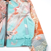【BJK-L018】再構築リバーシブル着物ボンバー KIMONO REVERSIBLE BOMBER JACKET