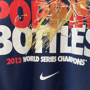 【NIKE】 ナイキ MLB レッドソックス 2013 チャンピオン Tシャツ USA古着 メジャーリーグ