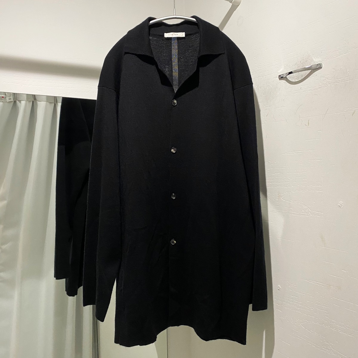 THE ROW ザロウ Alagir Cashmere Shirt Cardigan 長袖ニットシャツ 
