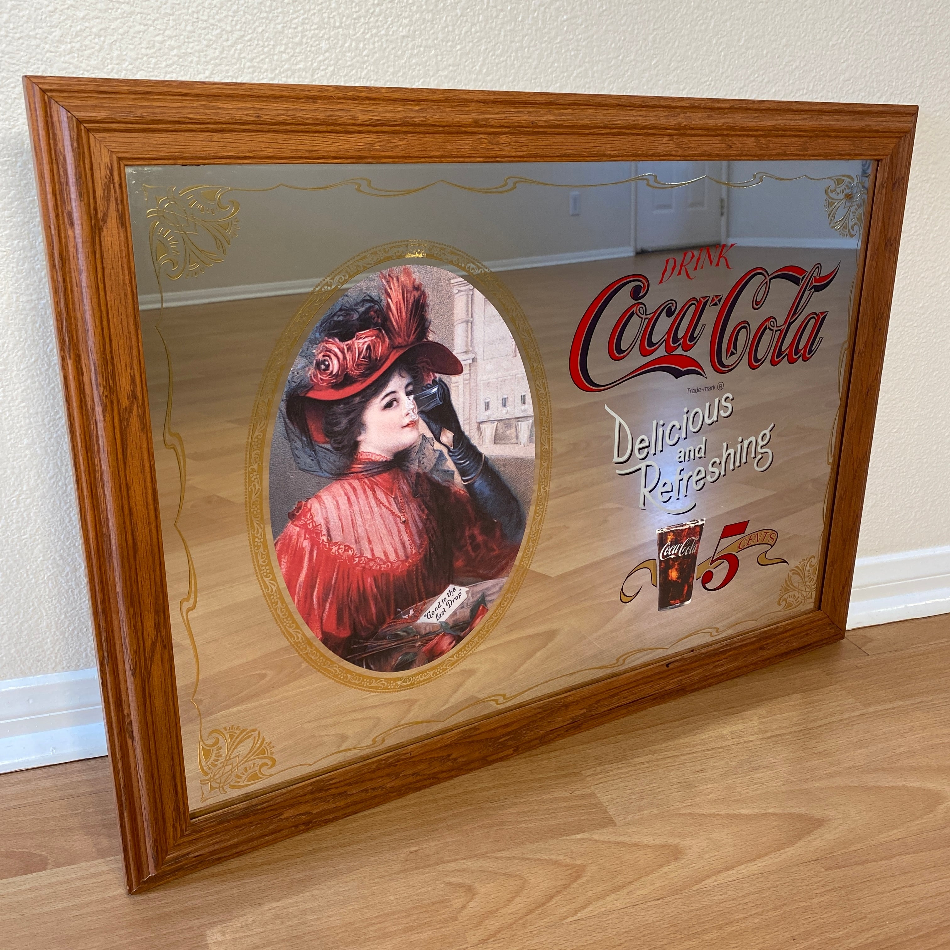 473 ビンテージ パブミラー コカコーラ インテリア | VINTAGE RUSH