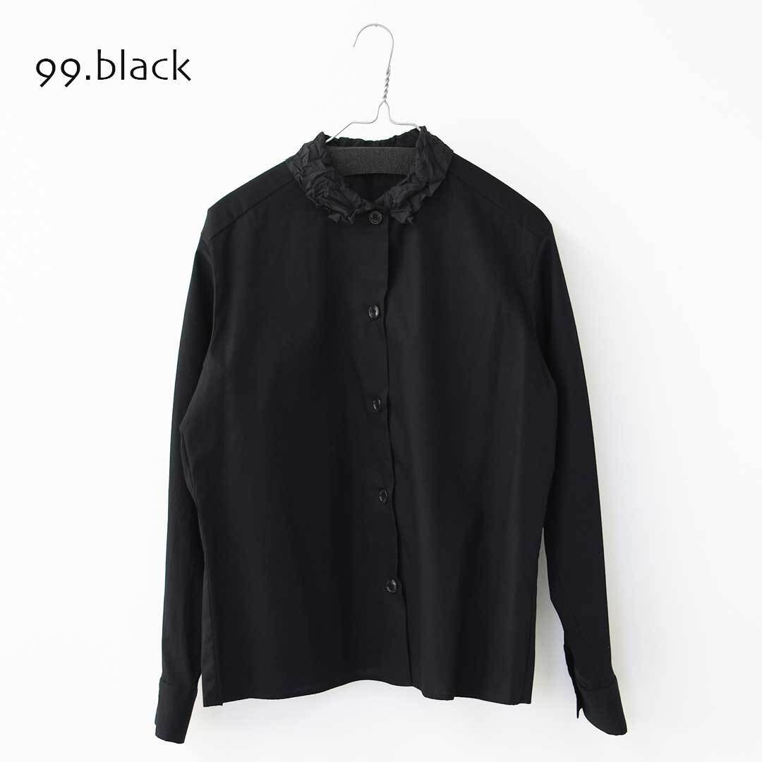 mizuiro ind [ミズイロ インド] washer collar shirt [4-230057