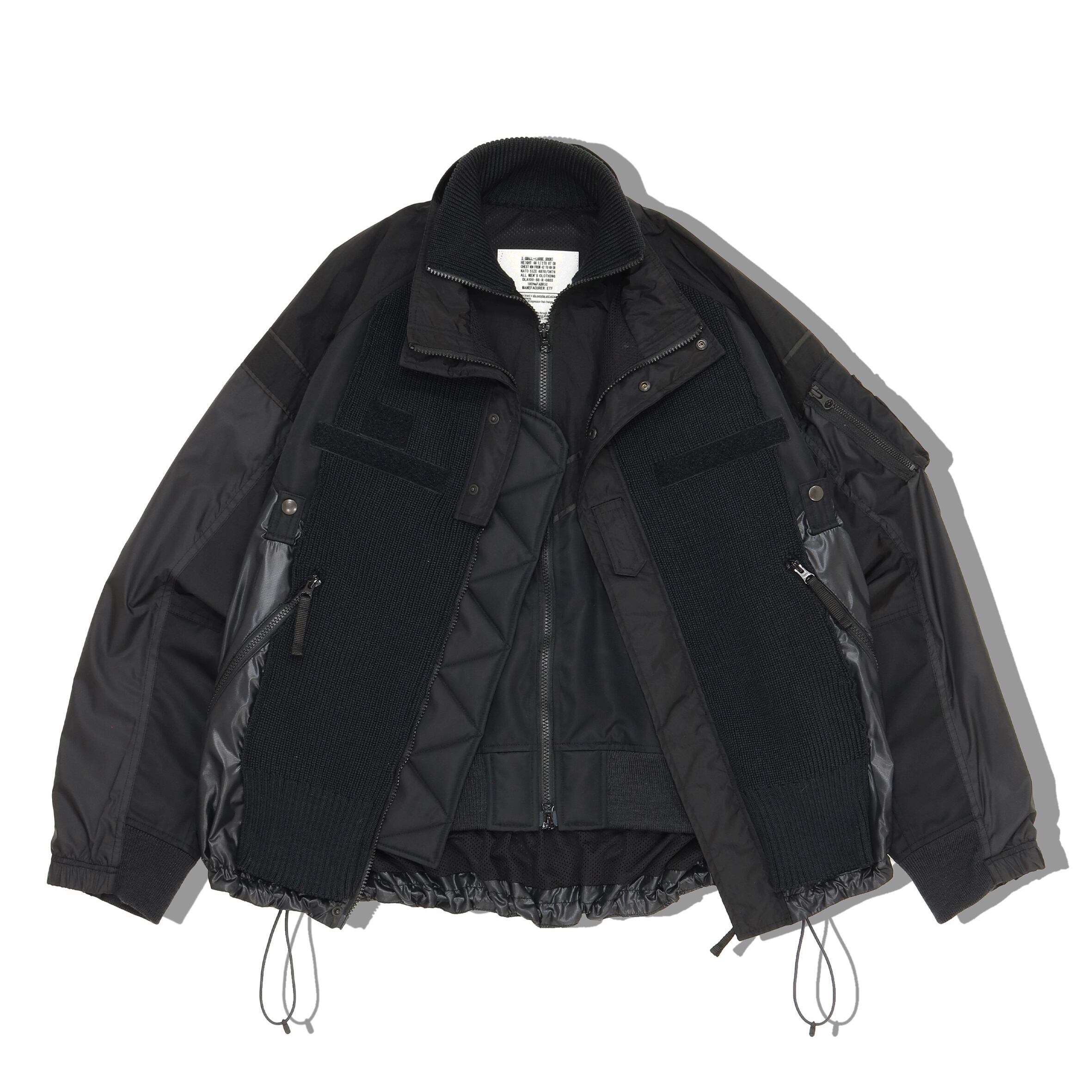 elephant TRIBAL fabrics エレファブ 】Chaos Blouson BLACK | delhezi