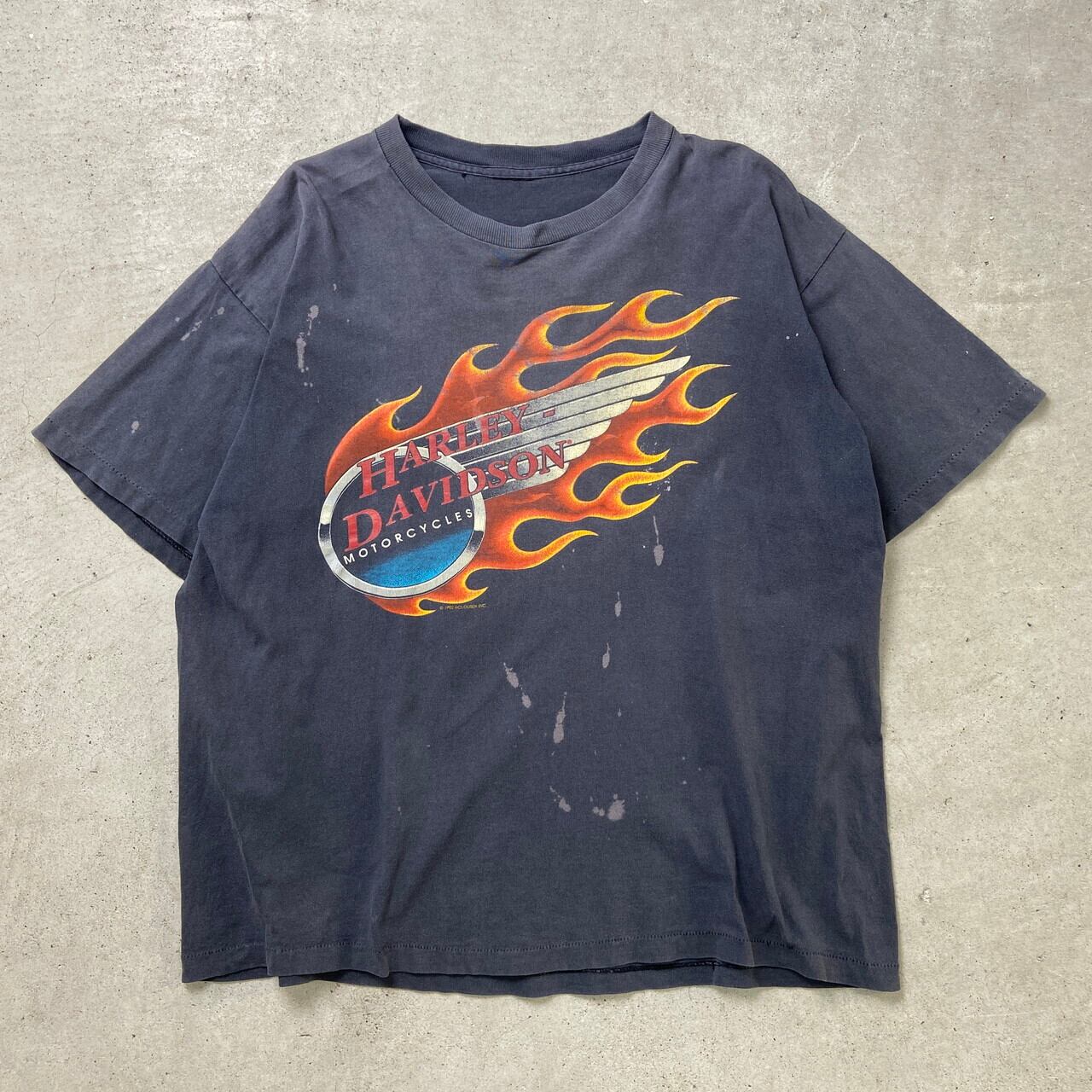 90年代 Harley-Davidson ハーレーダビッドソン 両面プリント Tシャツ