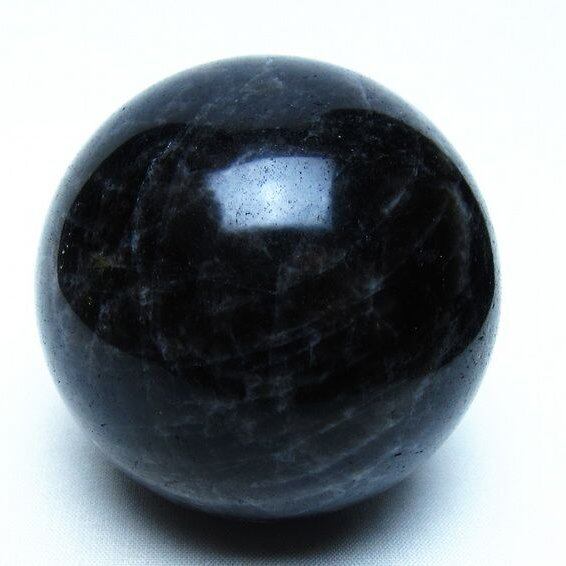 モリオン 黒水晶 丸玉 69mm 一点物 151-9486