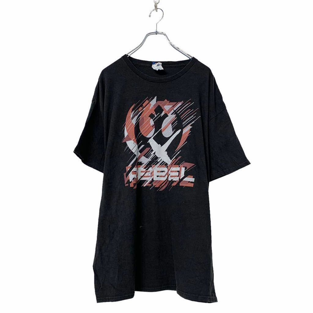 【アメリカ❗️】90s スターウォーズ　プリントロゴTシャツXLビッグサイズ
