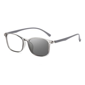 【人気】老眼鏡 遠近両用 累進焦点 リーディンググラス ブルーライトカット 調光 変色 超軽量 おしゃれ スクエア メンズ レディーズ B1273