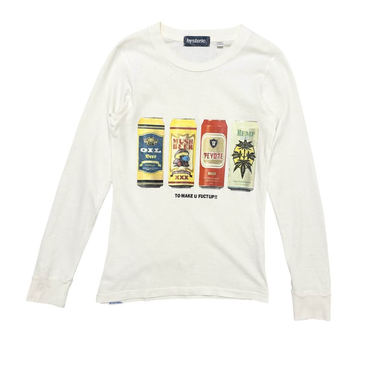 古着 ヒステリックグラマー hysteric glamour 長袖Tシャツ ロンT クリーニング済み レディース SS 実寸M