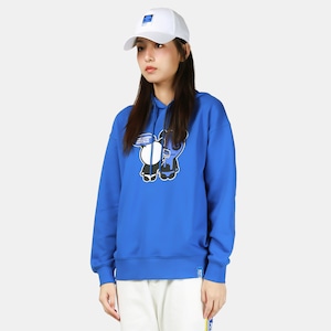 SALE 送料無料 【HIPANDA ハイパンダ】レディース  フーディー スウェット WOMEN'S  HOODIE SWEAT SHIRT / BLUE・WHITE