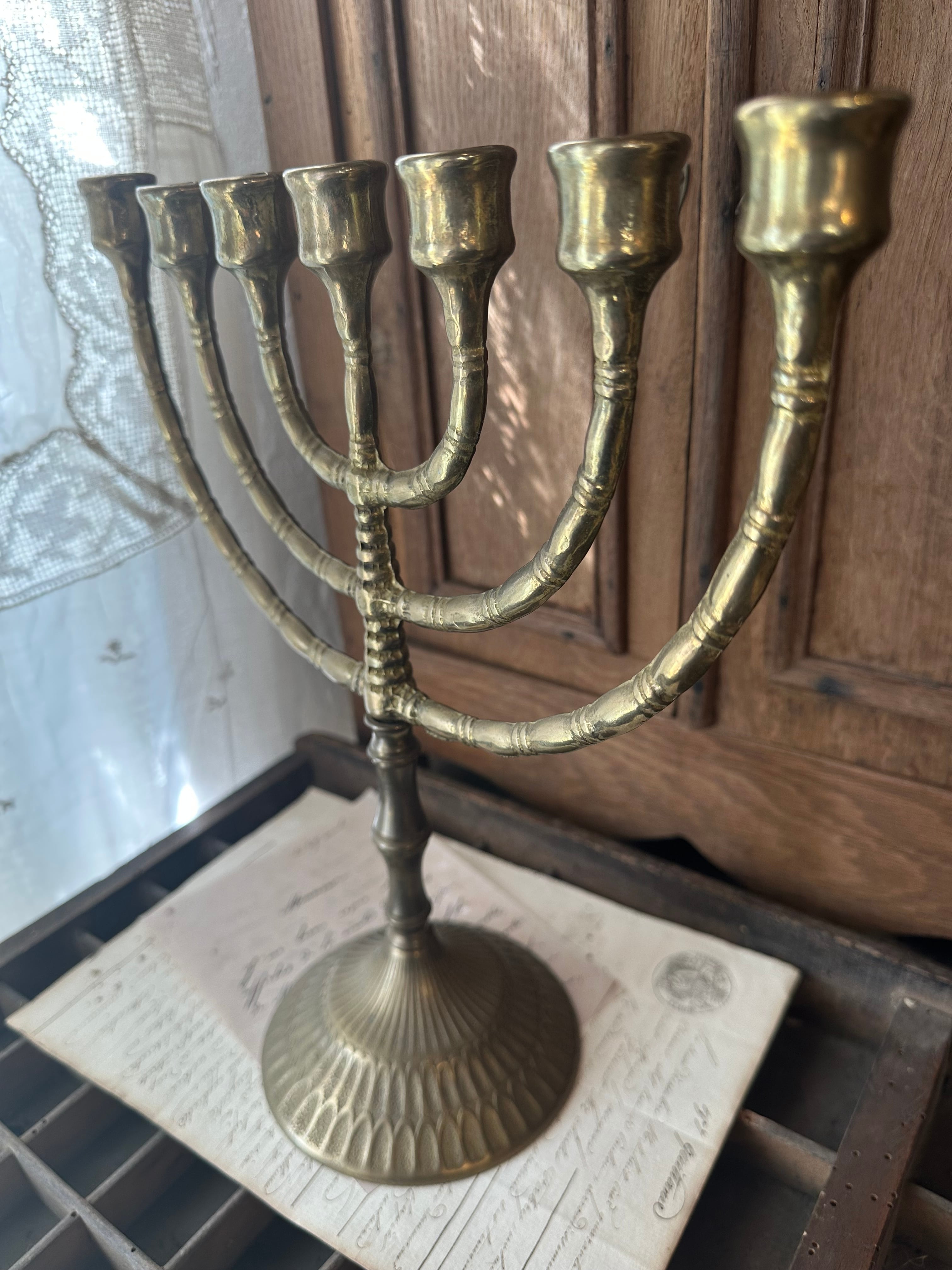 7灯メノーラーキャンドルホルダー 燭台 | Brocante de La Cocotte