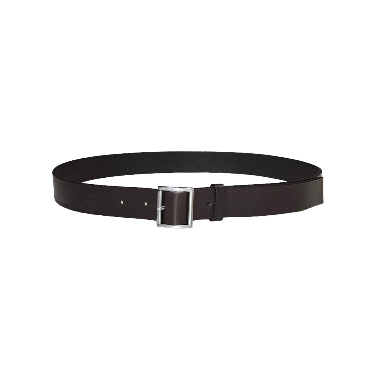 PRADA dark brown leather belt