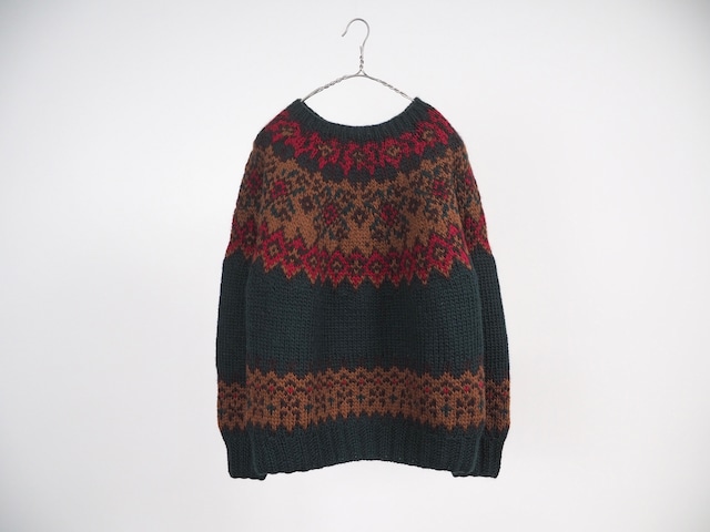 1990’s〜 GAP “HAND KNIT” ノルディック柄 ニットセーター S