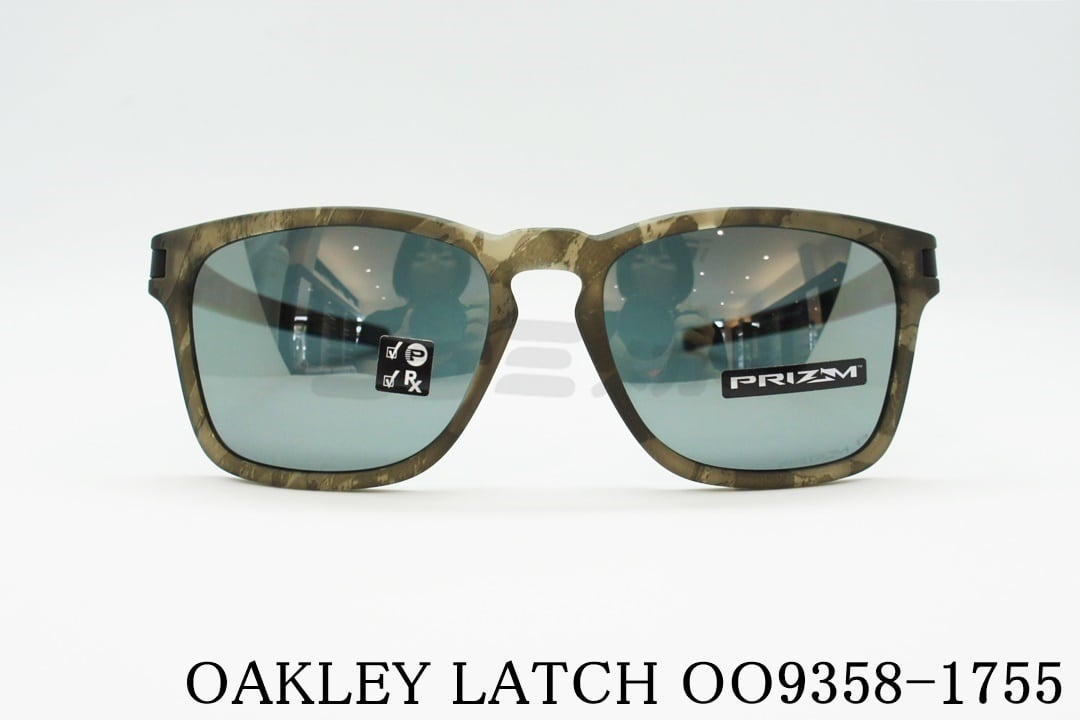 OAKLEY サングラス LATCH SQUARE OO9358-1755 ウェリントン 偏光レンズ