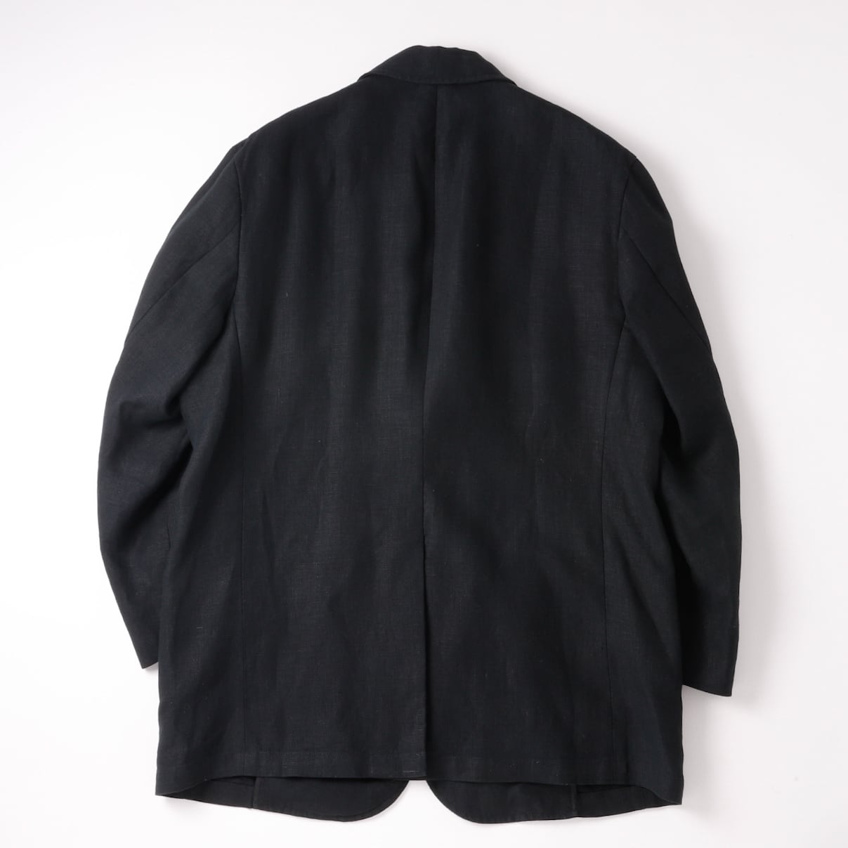 ラルフローレン　麻１００％　テーラードジャケット　ブラック　美品 極美品】90s Ralph Lauren special linen Jacket Black blazer