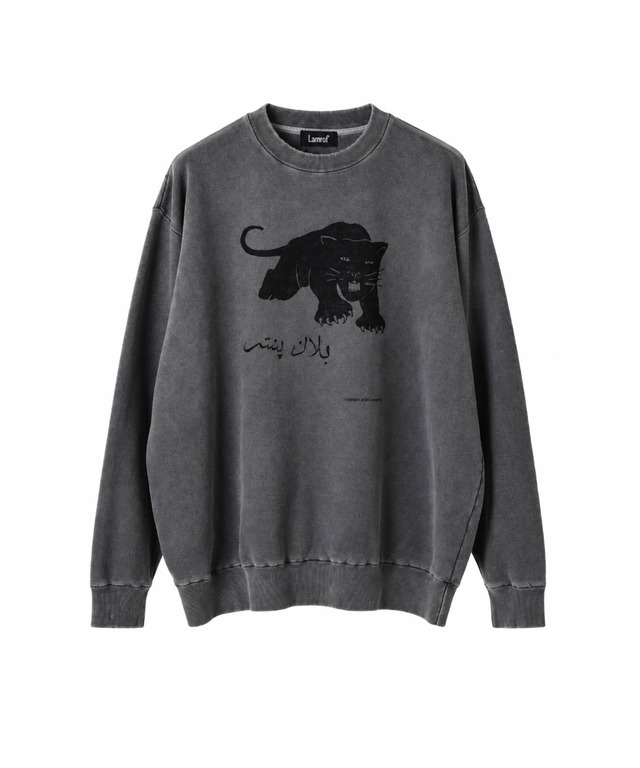 Lamrof / LM-26FW-CT04 BLACK PANTHER SWEATSHIRT(BLACK)