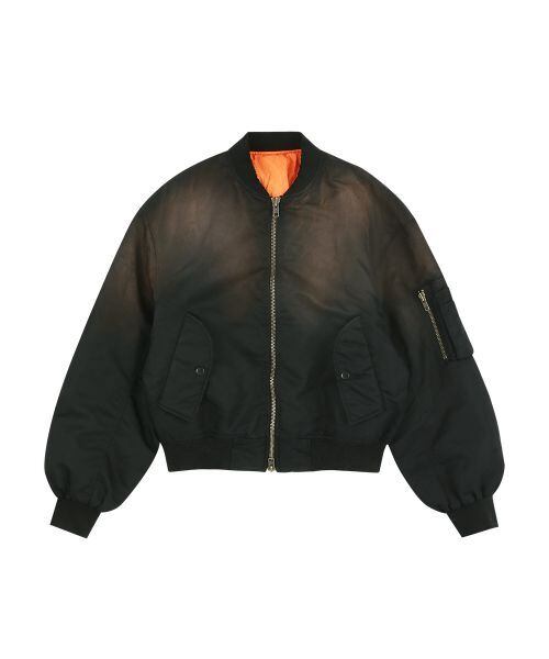 ☆BOYNEXTDOOR イハン 着用！！【GRAILZ】DIRTY WASHED BOMBER JACKET