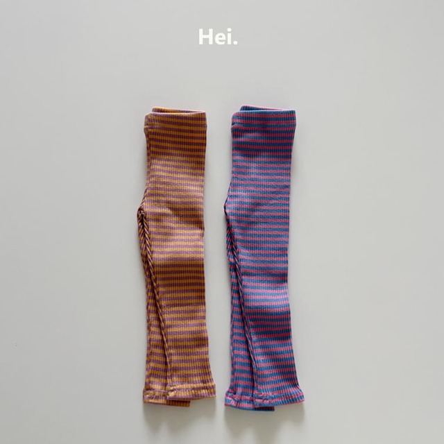 «予約»«Hei» ボーダーレギンス 2colors