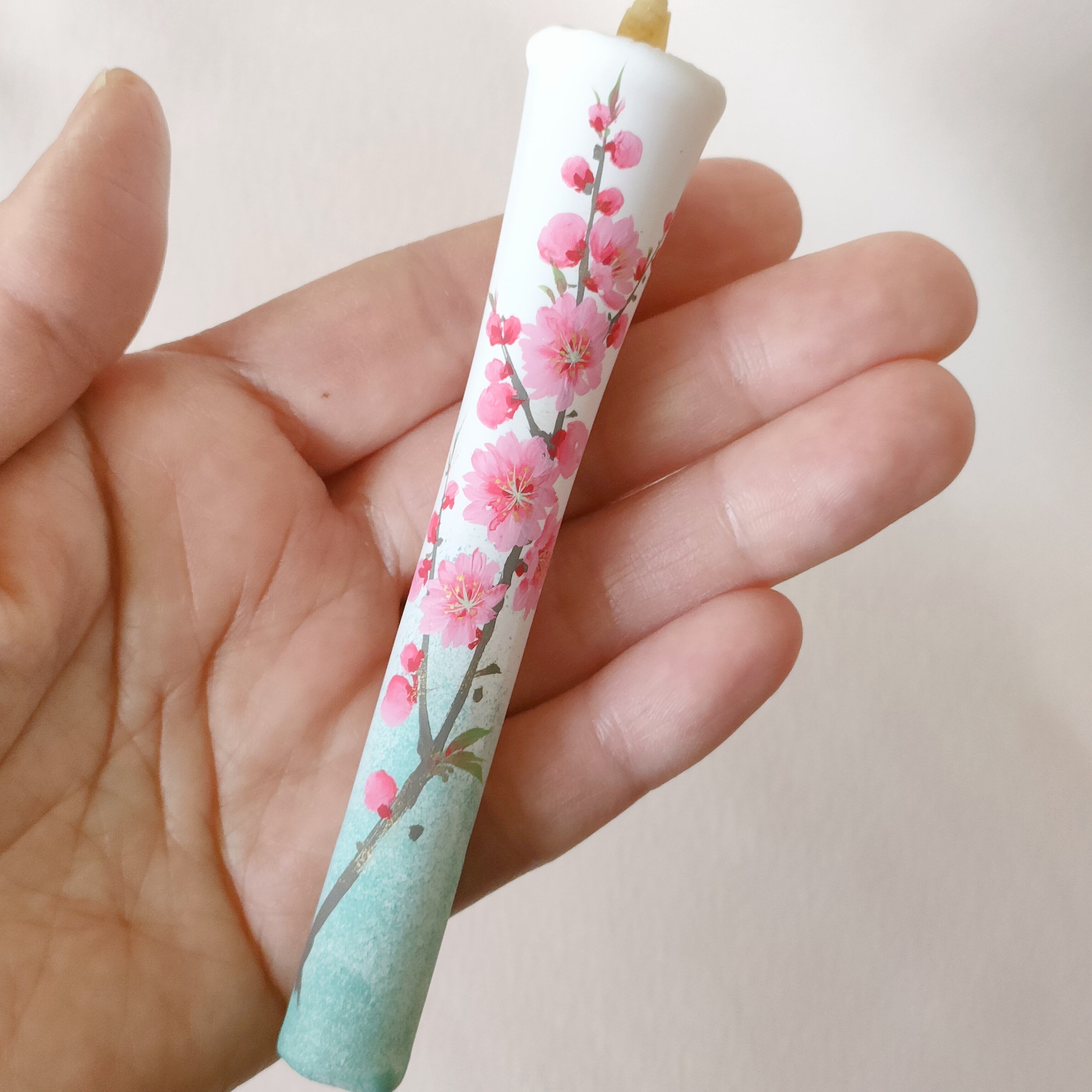 桃の花ぼんぼり】ひな祭り お祝い 花ろうそく 節句 手土産 高級 絵