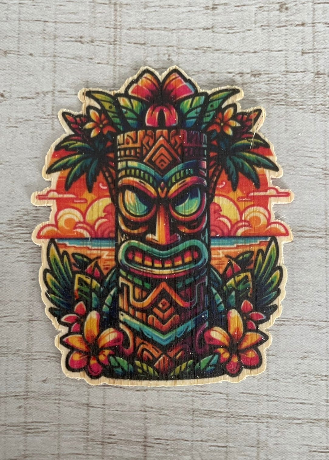 バンブーステッカー　Tiki