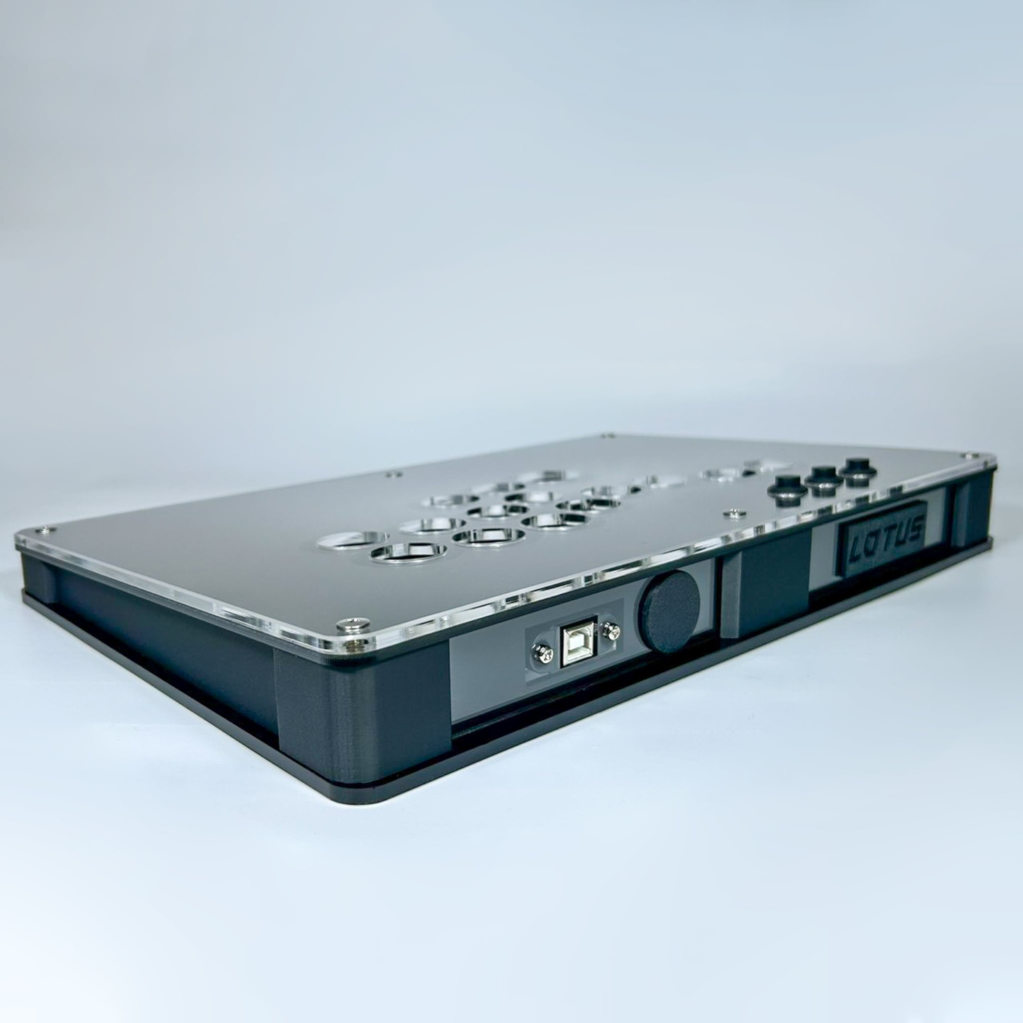 BROOK基板 or ZENAIM用】薄型傾斜ケースキット【Lotus clear】 | P-3