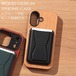 iphone ケース 木製 カード収納 iphone17 iphone16 iphone15 iphone14 MagSafe対応 マグネット アイフォン 17 16 15 14 13 12 pro max plus air mini 天然木 マグセーフ対応 ウッド 背面収納 ホルダー 財布 スタンド 17e SE プロ マックス 薄型 メンズ 落下防止 送料無料