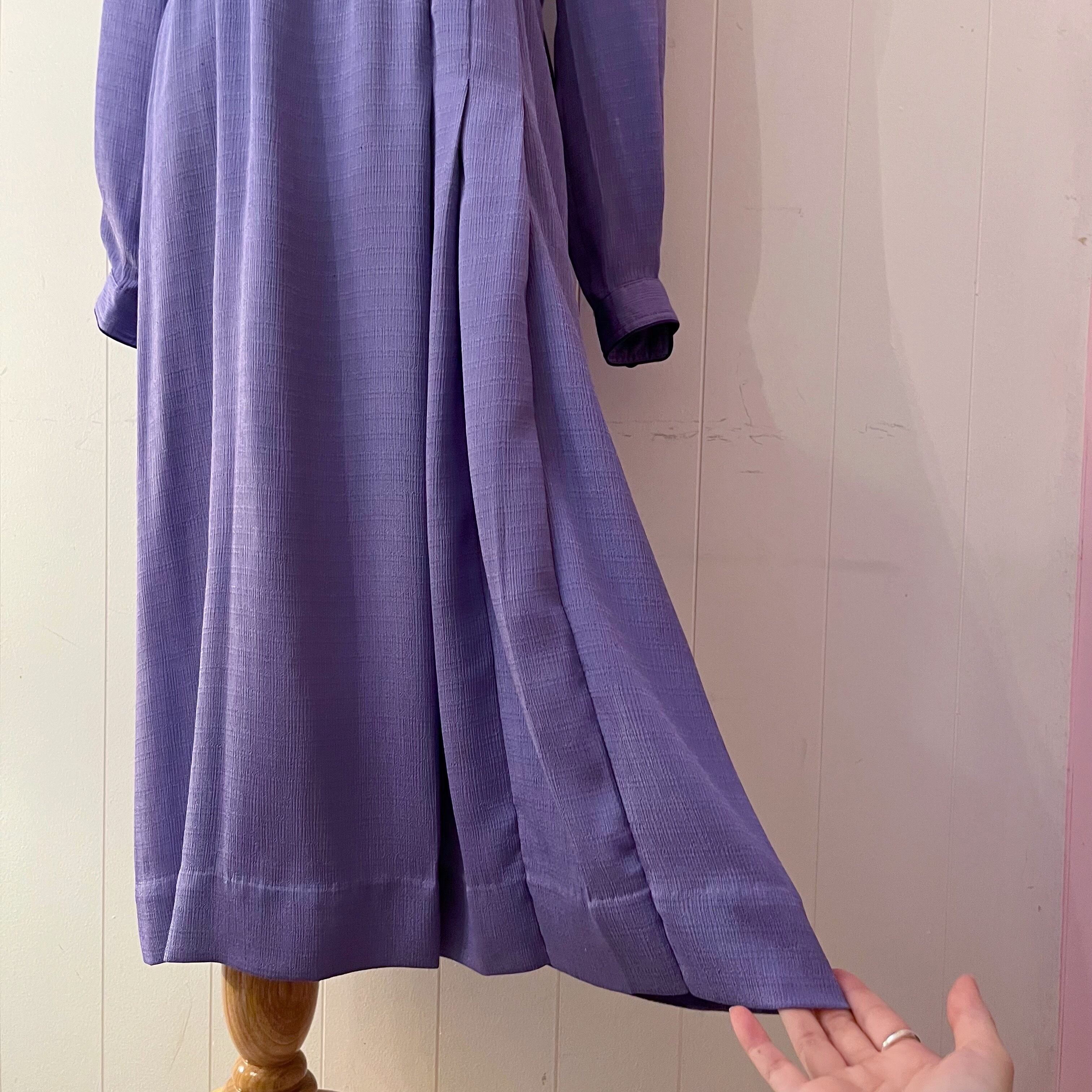 purple asymmetry button one-piece