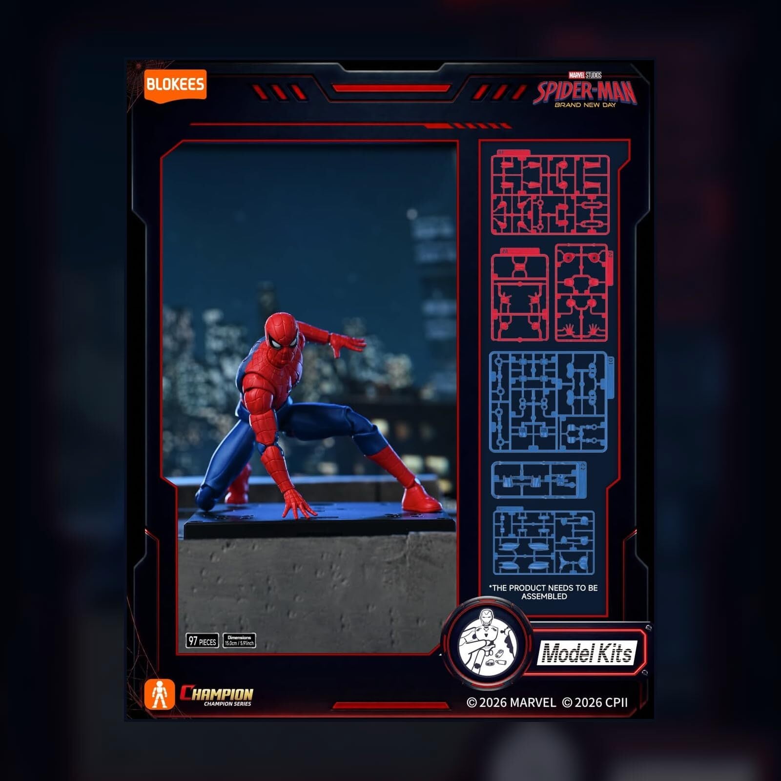 ブロッキーズ マーベル スパイダーマン・ブランドニューデイ