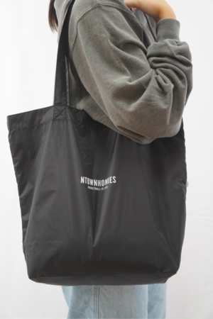【受注生産】NYLON LOGO BAG color Black