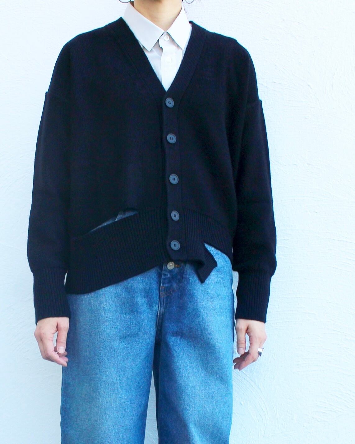 MM6MaisonMargiela/V-neck knit cardigan