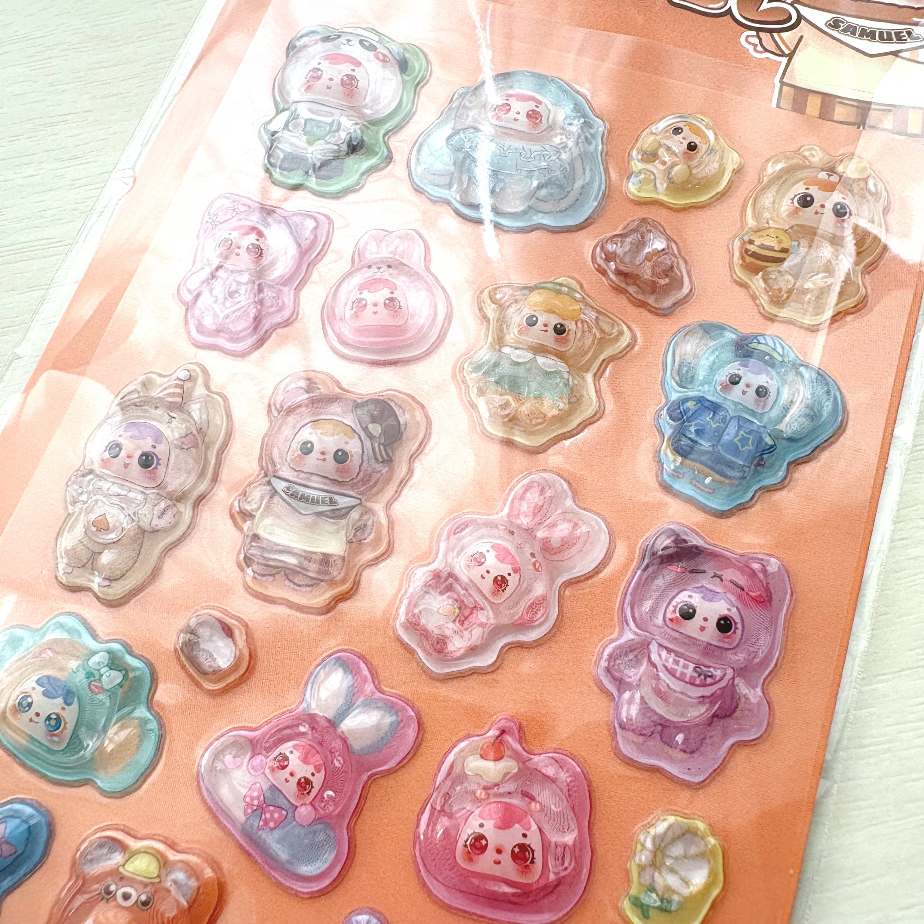 正規ライセンス品】サミュエルぷっくりステッカー♡全6種類 | DecoJolie