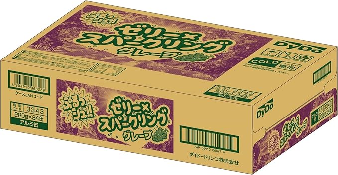 ダイドードリンコ ぷるっシュ!! ゼリー×スパークリング 味わいグレープ