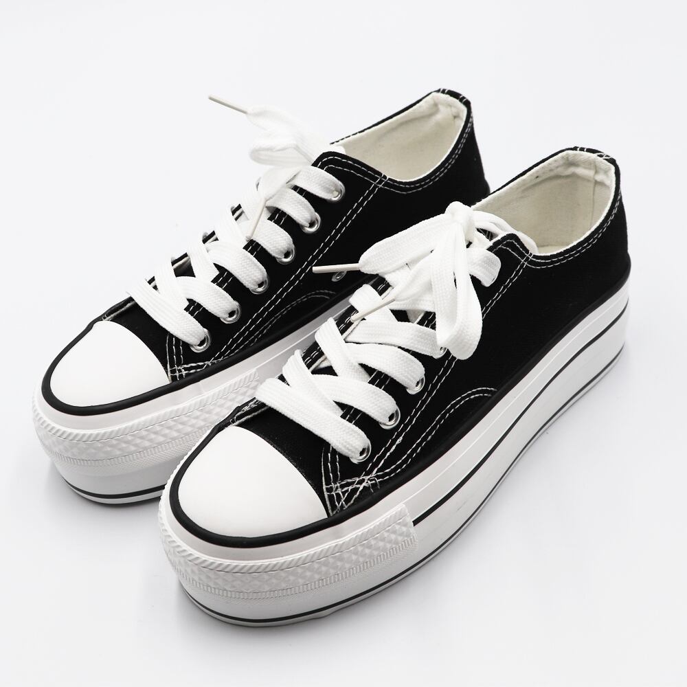 厚底 キャンバススニーカー レディース ローカット 大人 おしゃれ カジュアル 通学 かわいい シューズ 靴 大人可愛い 大人女子 Ritz Chic レディースファッション通販