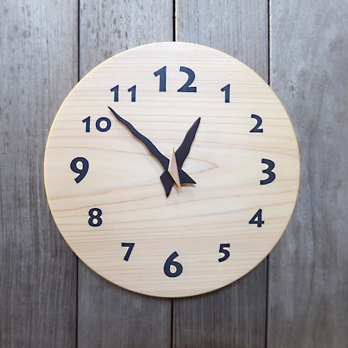 ヒノキ 260ミリ 186s 文字盤黒