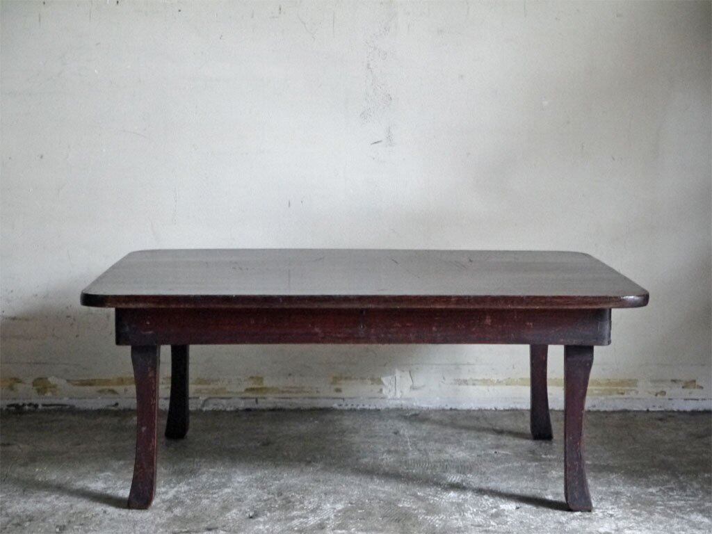 ジャパンビンテージ Japan Vintage ちゃぶ台 卓袱台 ローテーブル 長方形 折りたたみ 古家