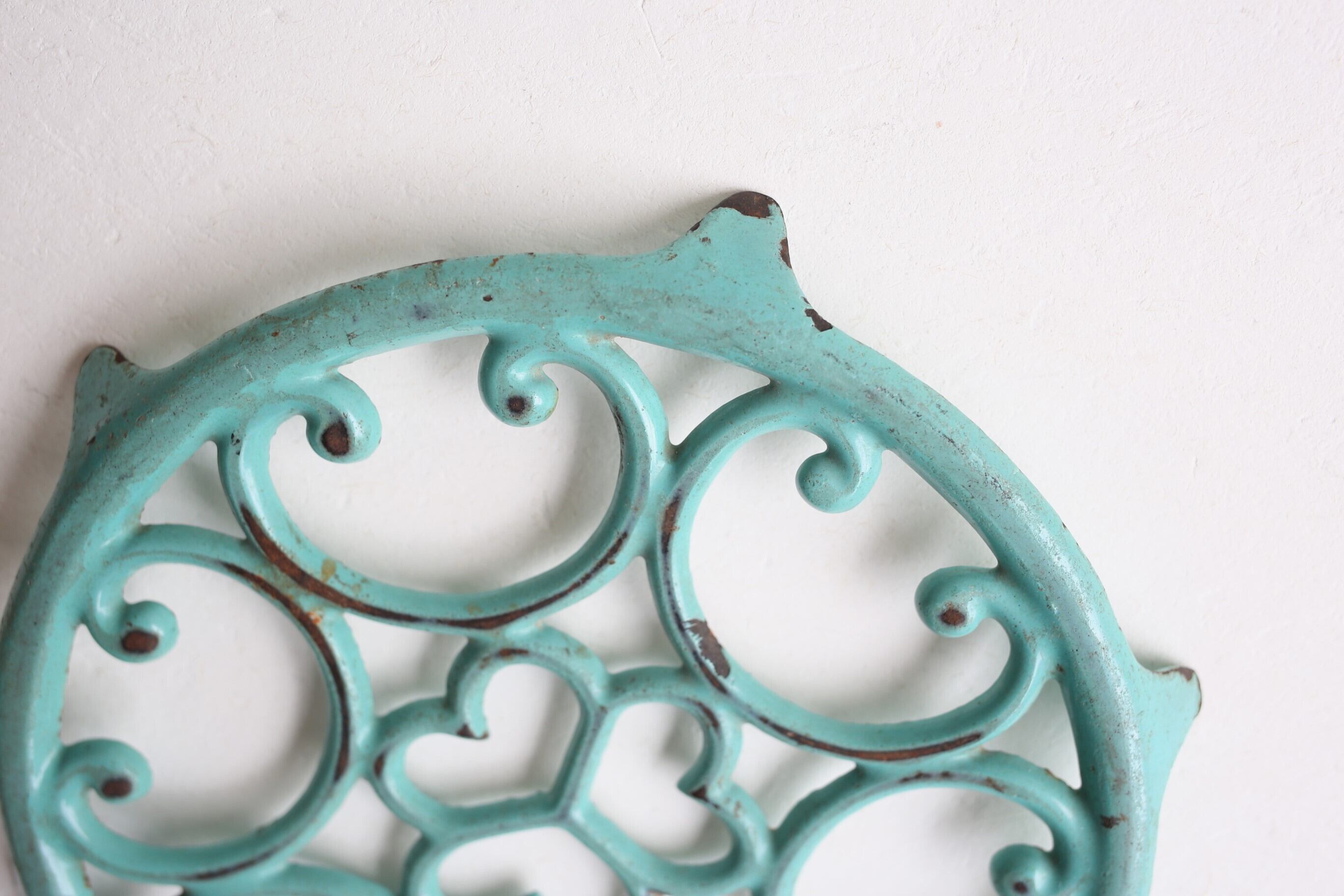 フランス アンティーク ヴィンテージ 鍋敷き トリベット 鋳物