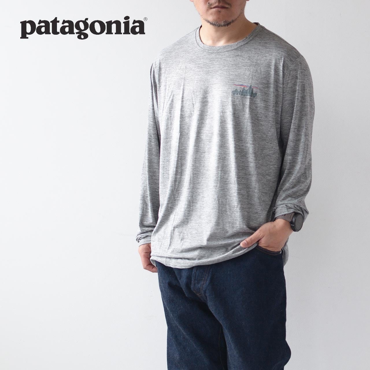 パタゴニア 長袖Tシャツ ボーイズ XL