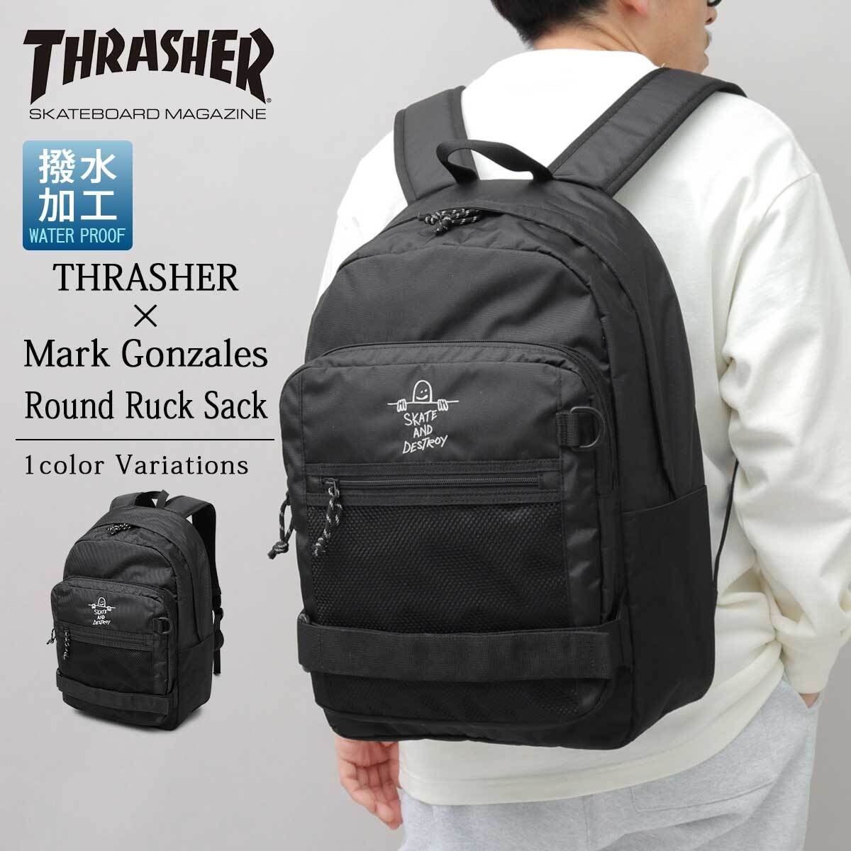 DYS-123T リュック THRASHER × Mark Gonzales 撥水加工 ポリエステル 