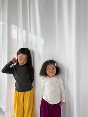 韓国子供服 / PEPPER / 26Autumn / ホチュ リブT / 秋服 *XS~XL *
