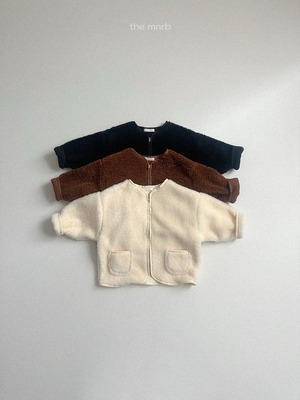 《予約/送料無料》teddy bear zip-up / minirobe