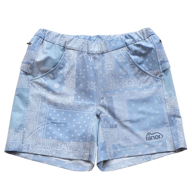ranor(ラナー) BANDANA MIDDLE SHORTS SAND BLUE