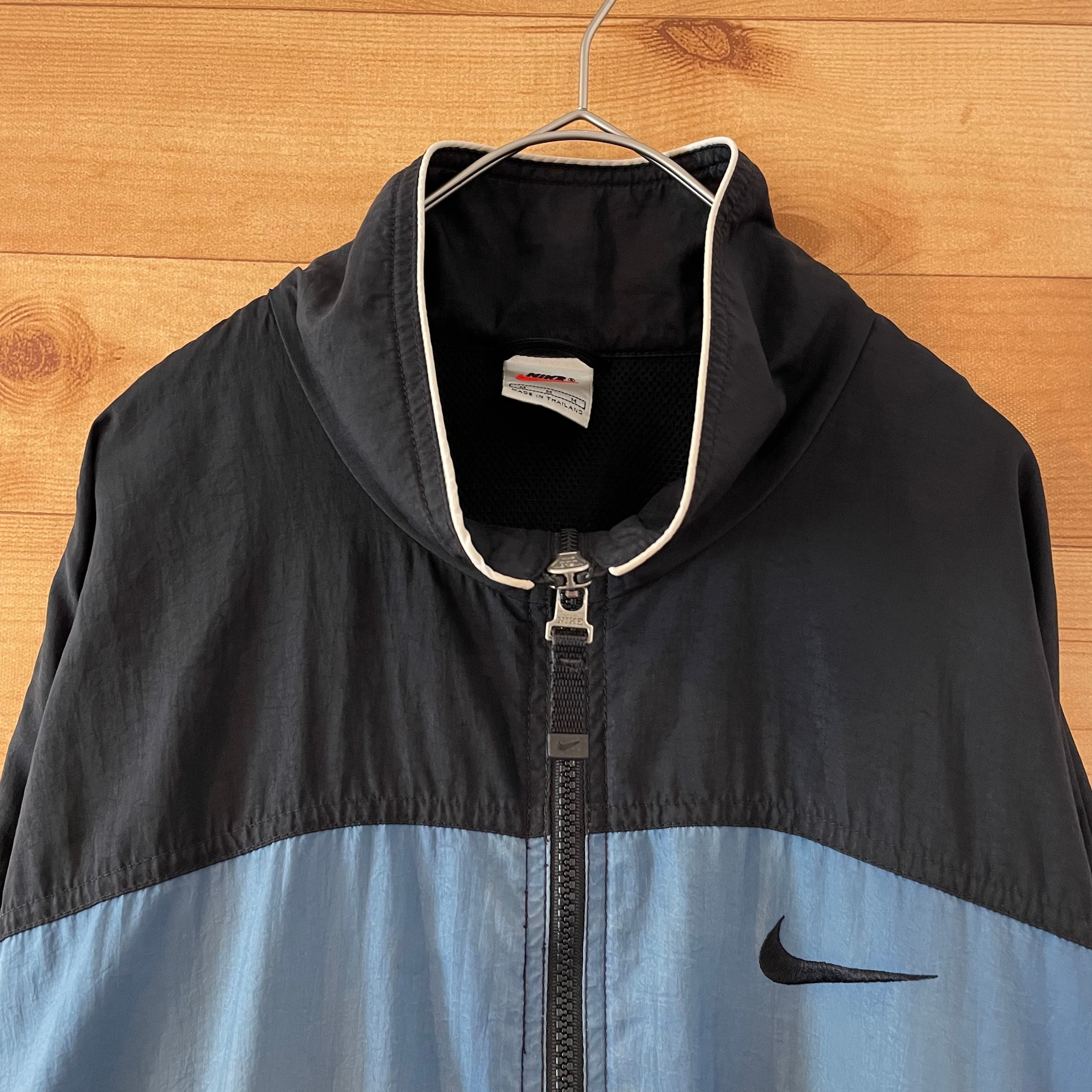 90s NIKE 白タグ Half Zip Nylon Pullover