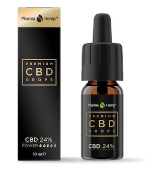 24% プレミアムブラックオイルドロップ　Premium Black Oil Drop 2400mgCBD/10ml